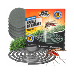 SPIRALEN MITTEL REPELLENT GEGEN MÜCKEN, FLIEGEN, KRIEBELMÜCKEN UND WESPEN NO PEST (10 STK.)